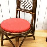 Set of 4 rattan chairs