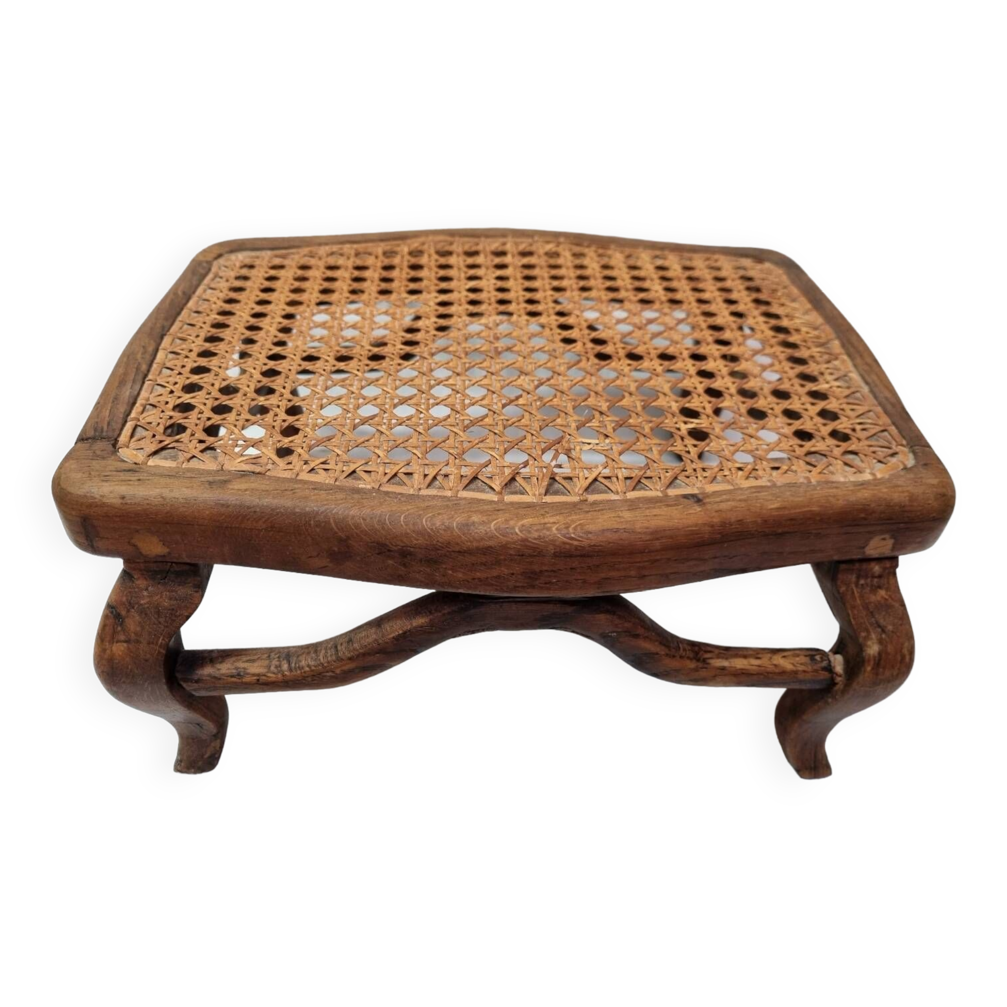 Thonet rattan footrest