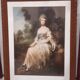 Gainsborough painting poster framed with old frame