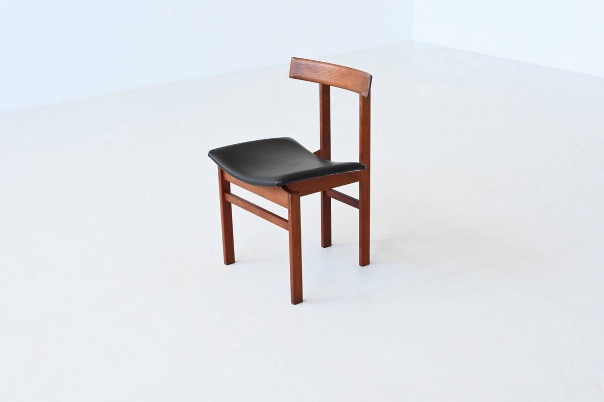 Inger Klingenberg dining chairs teak France & Son Denmark 1960