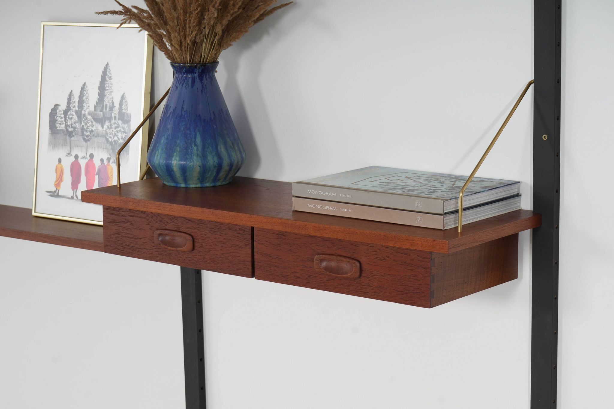 PS System Modular Shelving – Teak Veneer, Danish Design, 1970s