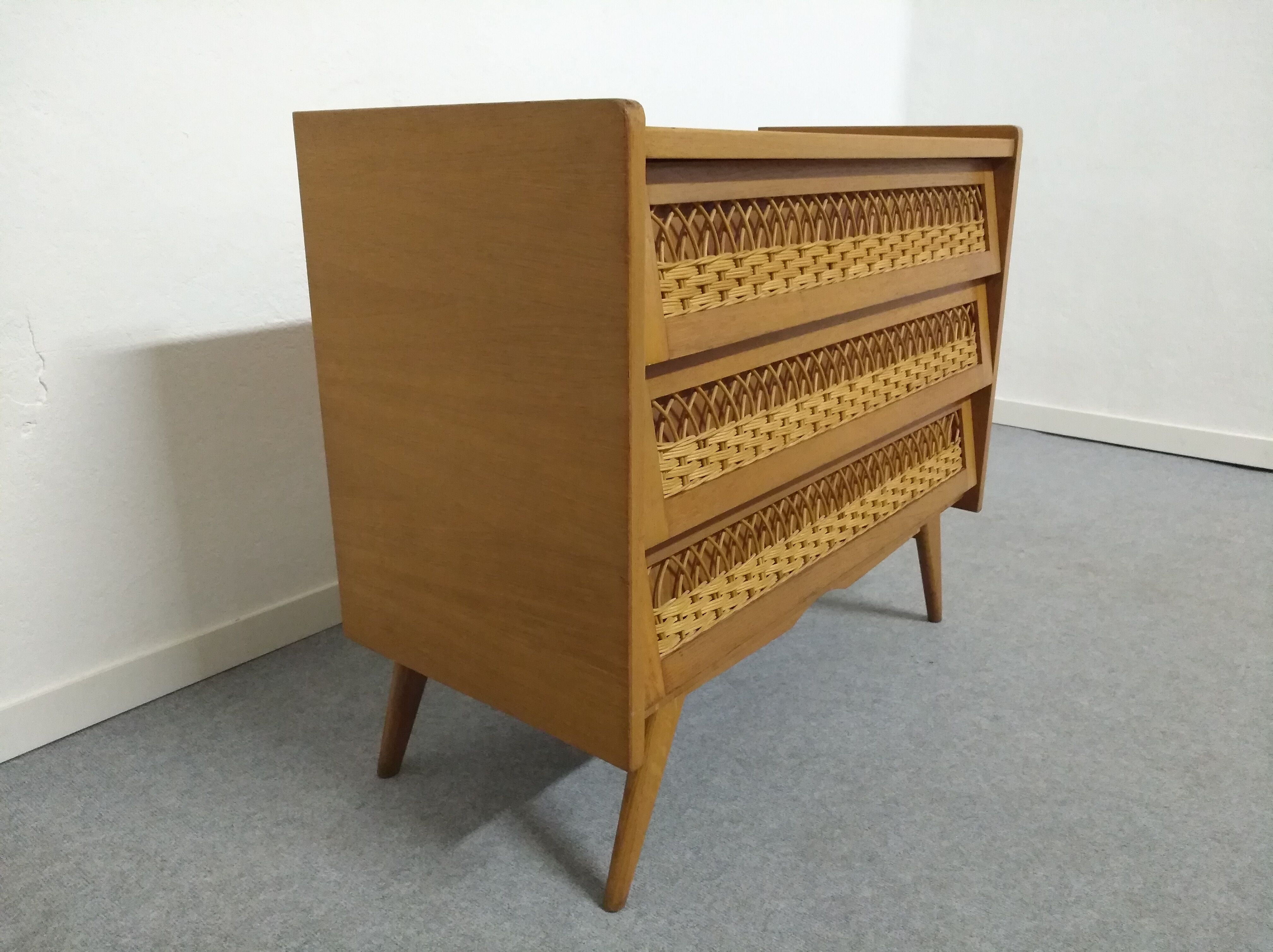 Rattan dresser from the 50/60