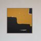 Contemporary abstract painting "Halo" square