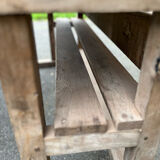 Double patinated school desk