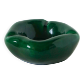 large ceramic empty pocket, green, 1970