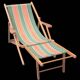 Chilean vintage deckchair