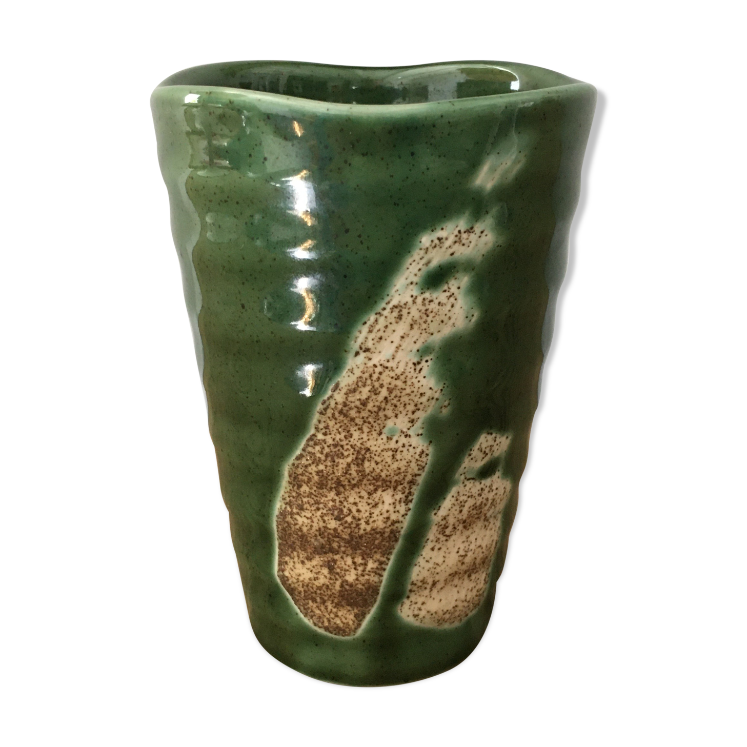 Green vase