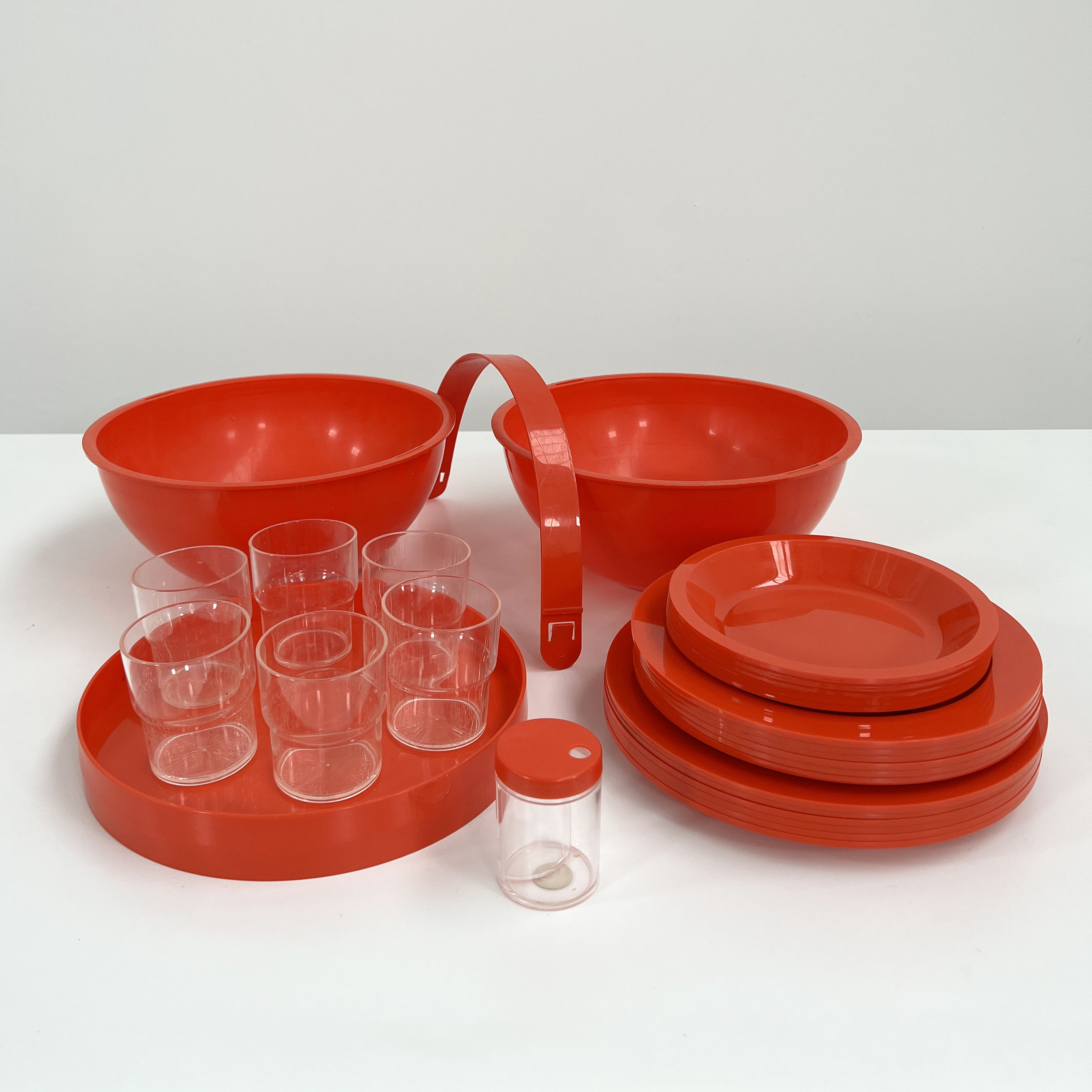 Picnic Bowl by Carlo Viglino for Guzzini, 1970