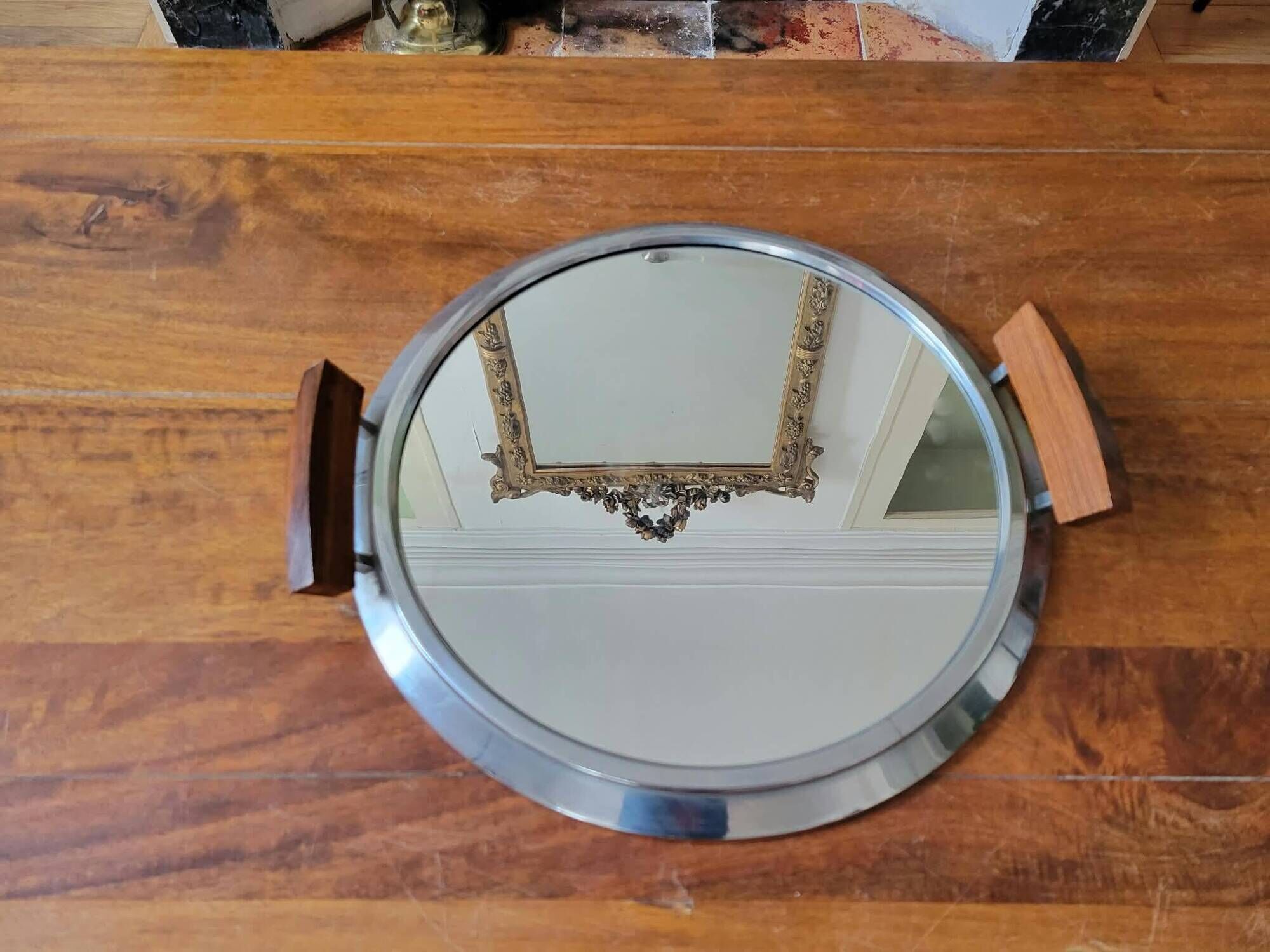 Art Deco mirror plateau from around 1930.