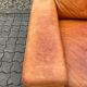 Danish Modern Mid Century Vintage Cognac Leather Sofa