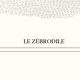 Lithograph engraving chimera animal - the zebrodile