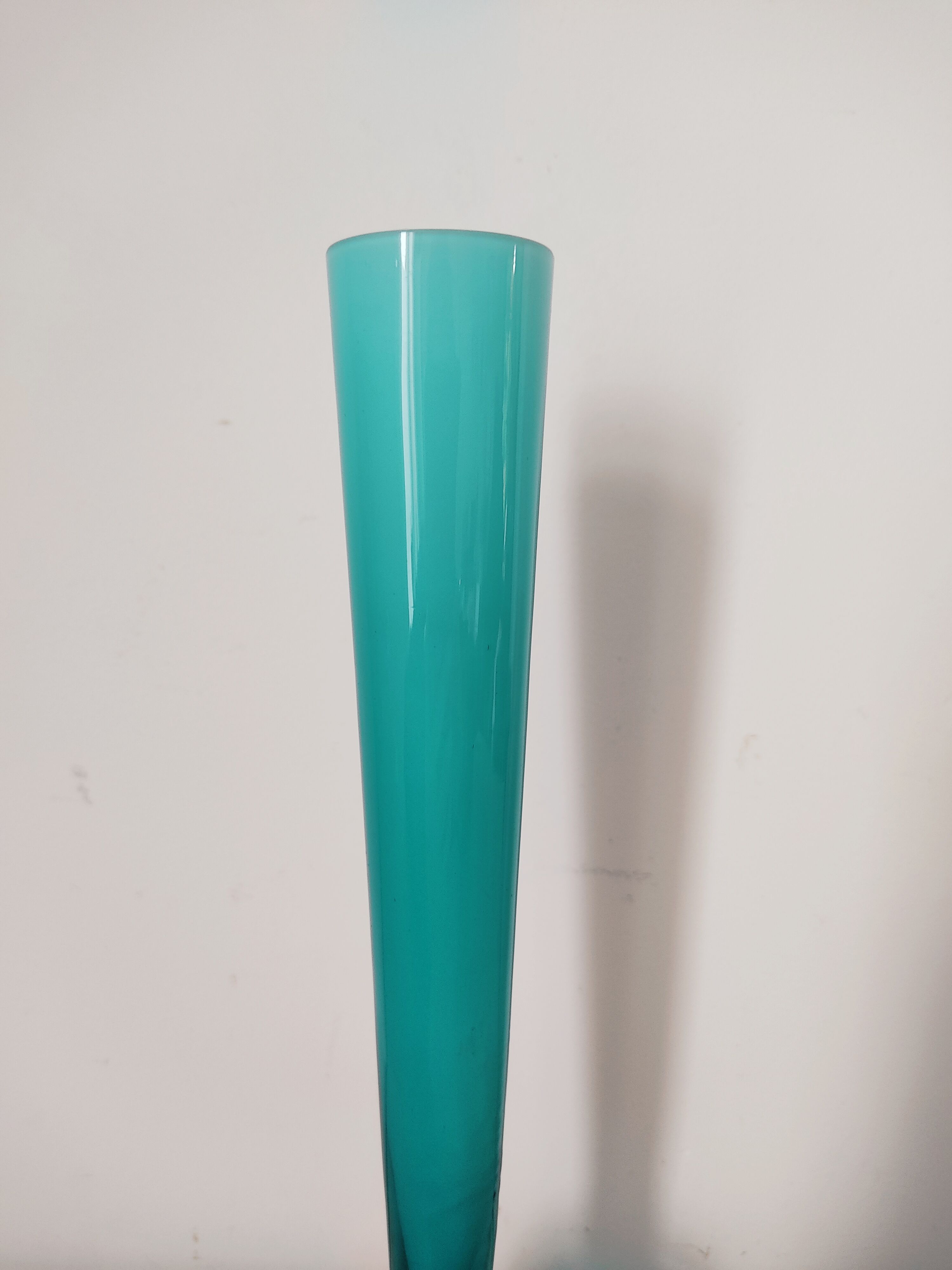 Vase soliflore murano clubbed foot