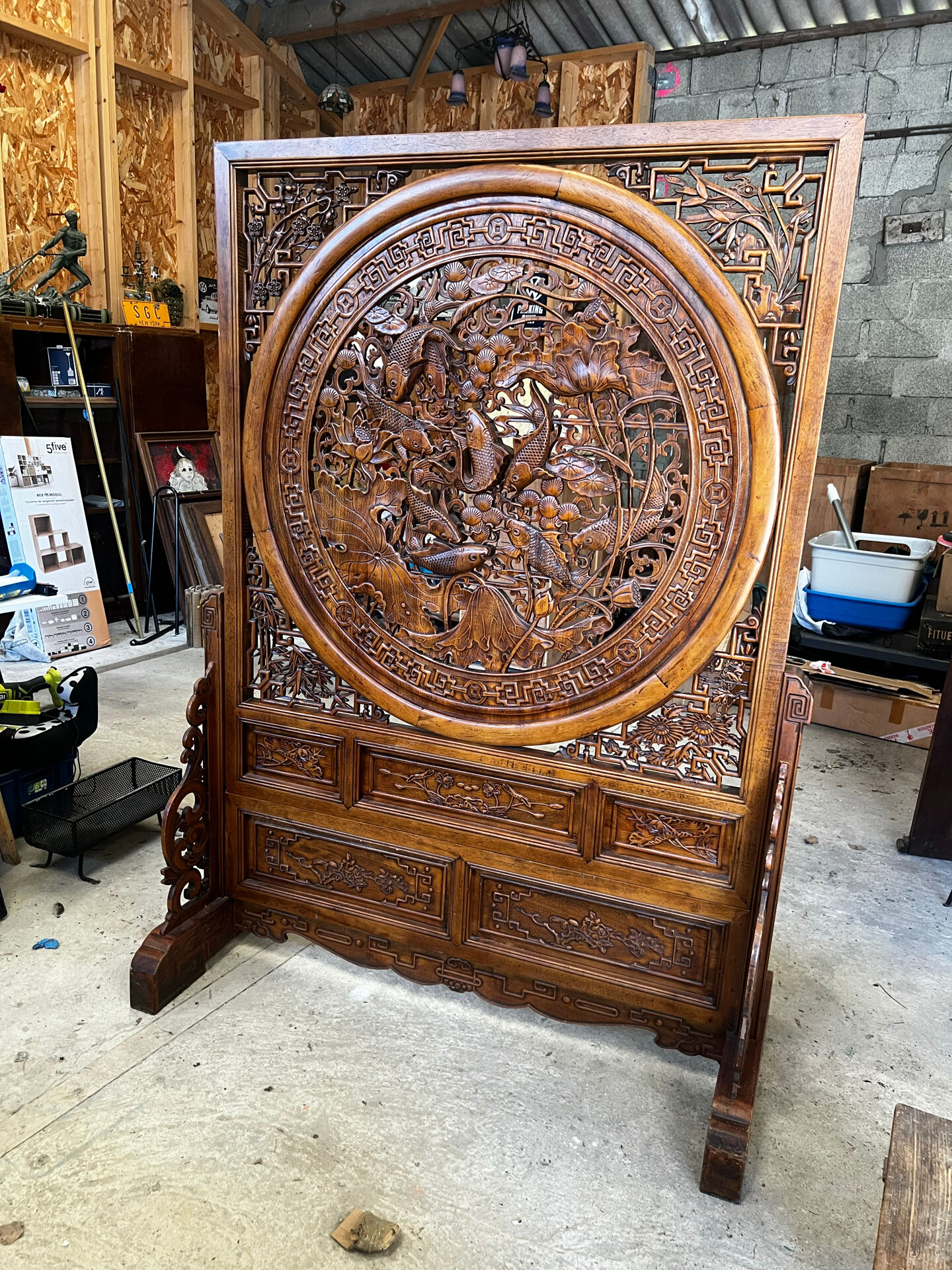 Paravent asiatique 1950/60