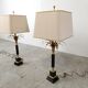 Paire de lampes de table vintage Hollywood Regency, 1970