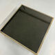 Large Flaminia coffee table designed by Willy Rizzo from the 1970s, metal and stone.