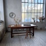 Rustic farmhouse table, solid oak, 2m