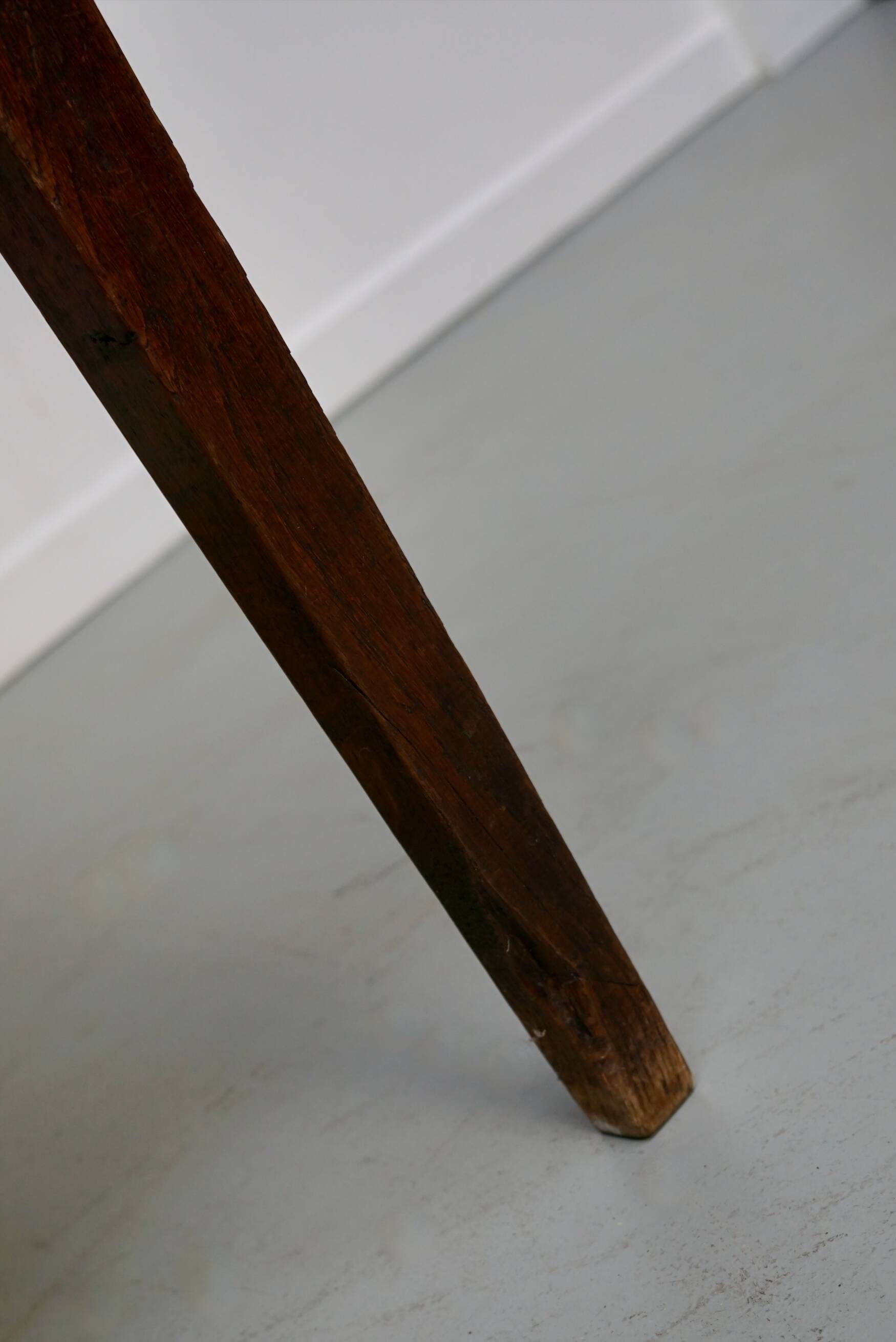 Rustic French Farmhouse Oak Dining Table from the Early 20th Century