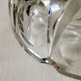 Large Saint Louis crystal pocket emptier or ashtray, ambassador model