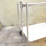 Roller folding extra table
