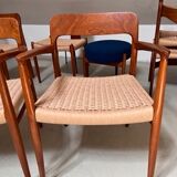 Armchairs, Niels O. Møller, J.L. Moller, Model 56, Set of 2,Denmark, 1950s