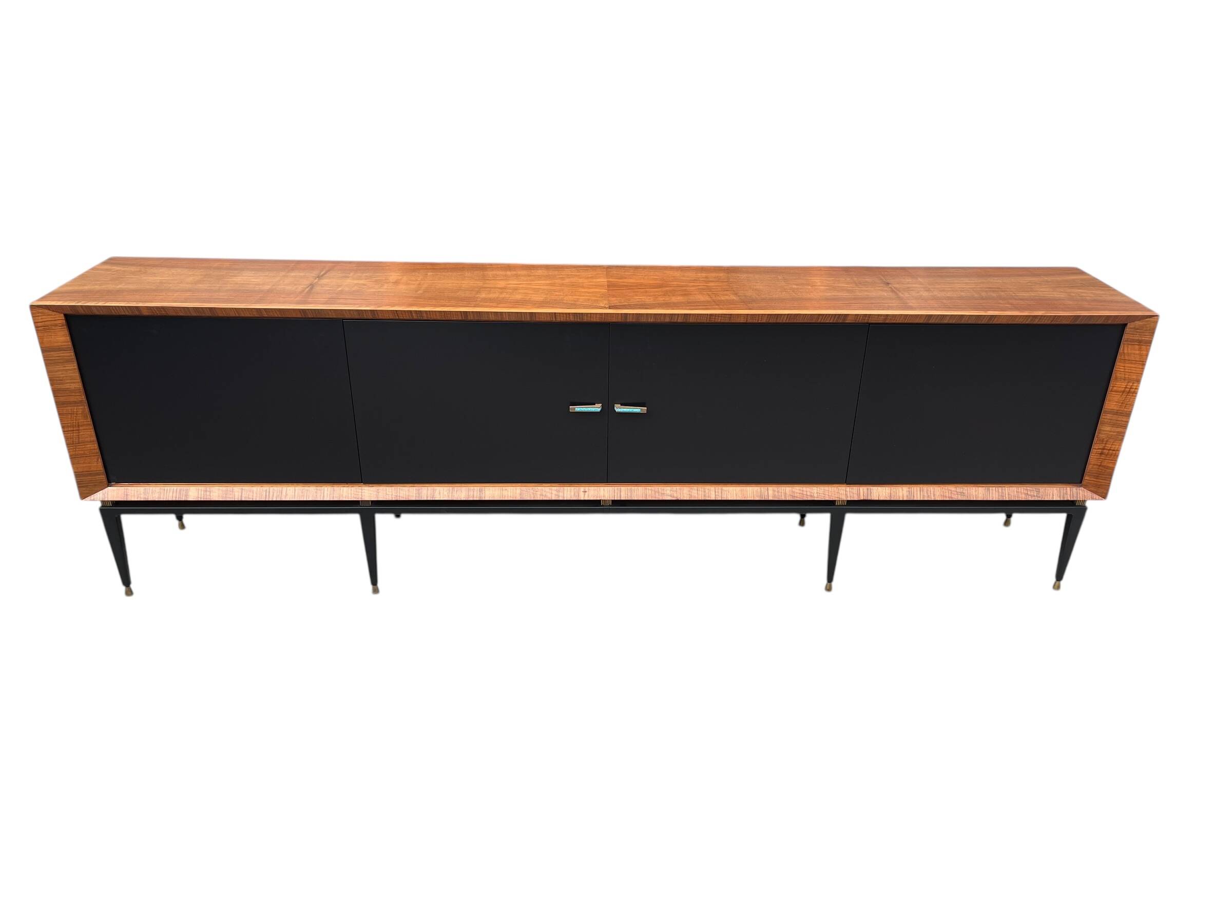 Buffet français, années 1950, noyer
