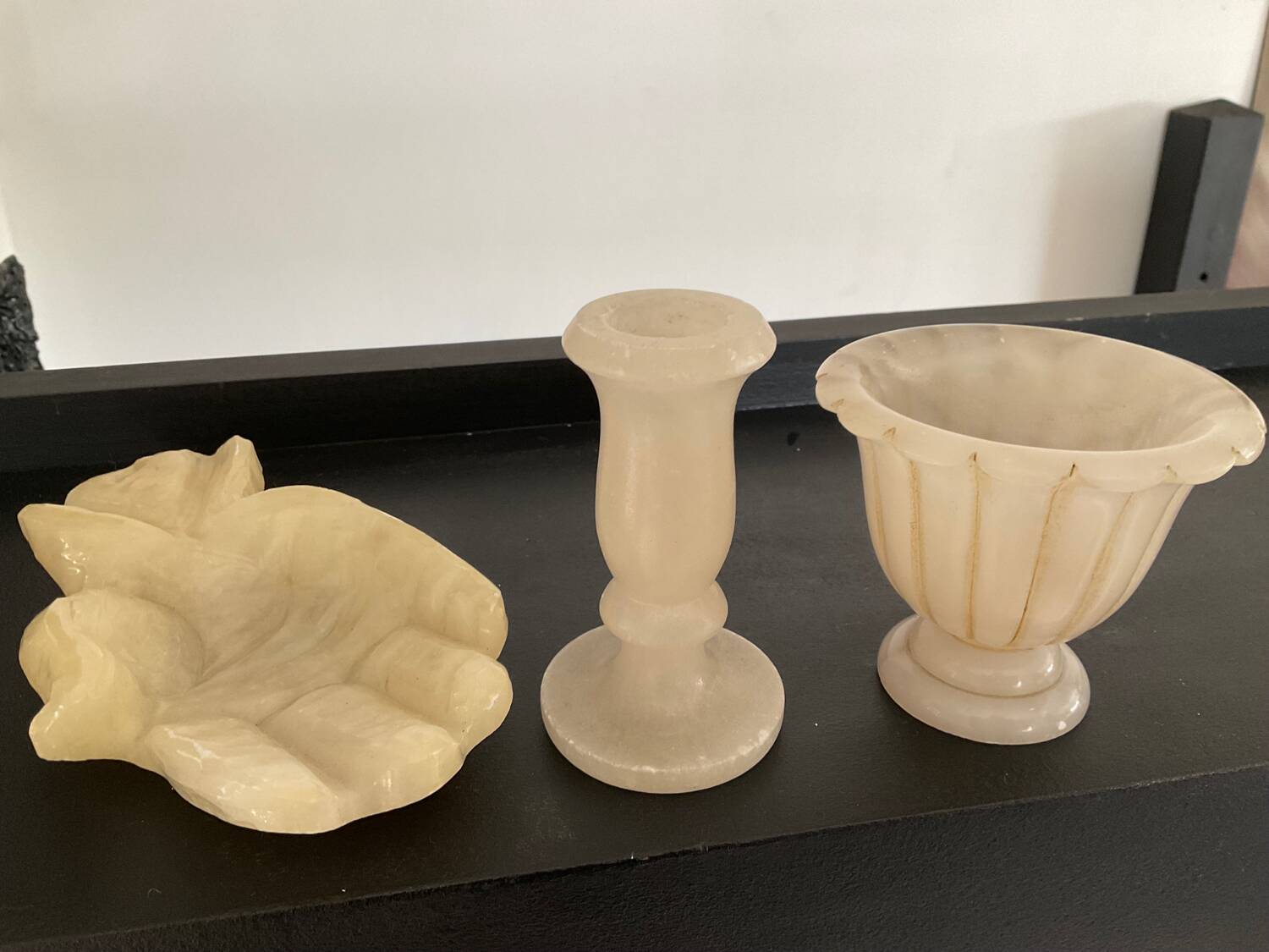 Vintage alabaster series from the 70s
