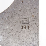 Brutalist cast aluminum door panel in the style of Paul Evans, 1960s