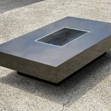 Coffee table in the style of Willy Rizzo Italian Design 1970