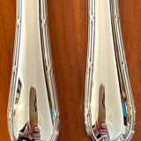 Christofle ribbons, 61-piece flatware set, excellent condition