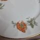 Set of 5 dessert plates in porcelain – Poppy floral design