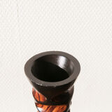 Exotic wooden candlestick