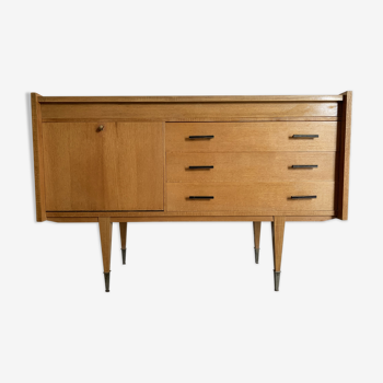 50s vintage oak dressing table and dresser