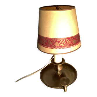 Lampe vintage 40/50 avec abat jour