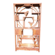 Collectible decorative Chinese library in exotic wood.