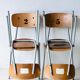 Vintage School Chairs, set of 4