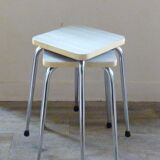 Pair of 60s formica stools