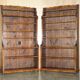 Pair of Regency cascade bookshelves in hardwood, 2.1 m in height.