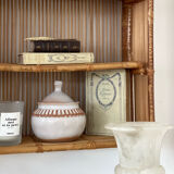 Glazed stoneware bonbonnière