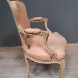 Faureuil cabriolet de style Louis XV