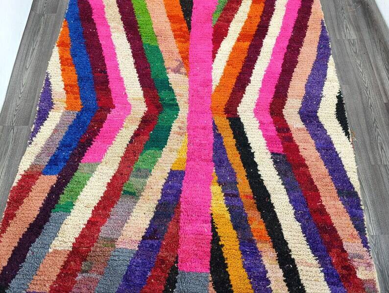 Rare handmade wool rug 200cm x 300cm