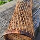 Woven wicker Japanese flower basket • Suruga Sensuji style