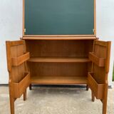 Wooden office or secretary Raclem, 1950