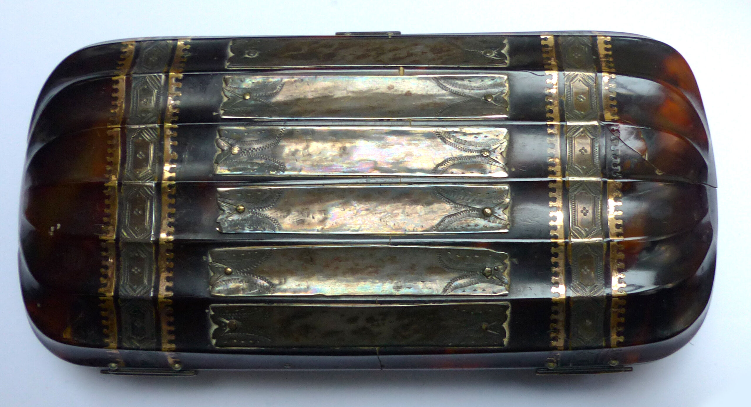 Silver box and scale