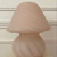 Mushroom lamp in Murano glass from the 1970s