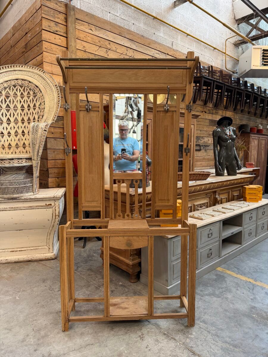 Vestiaire d’entrée en chêne