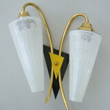 Pair of vintage wall lamps 1950