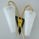 Pair of vintage wall lamps 1950