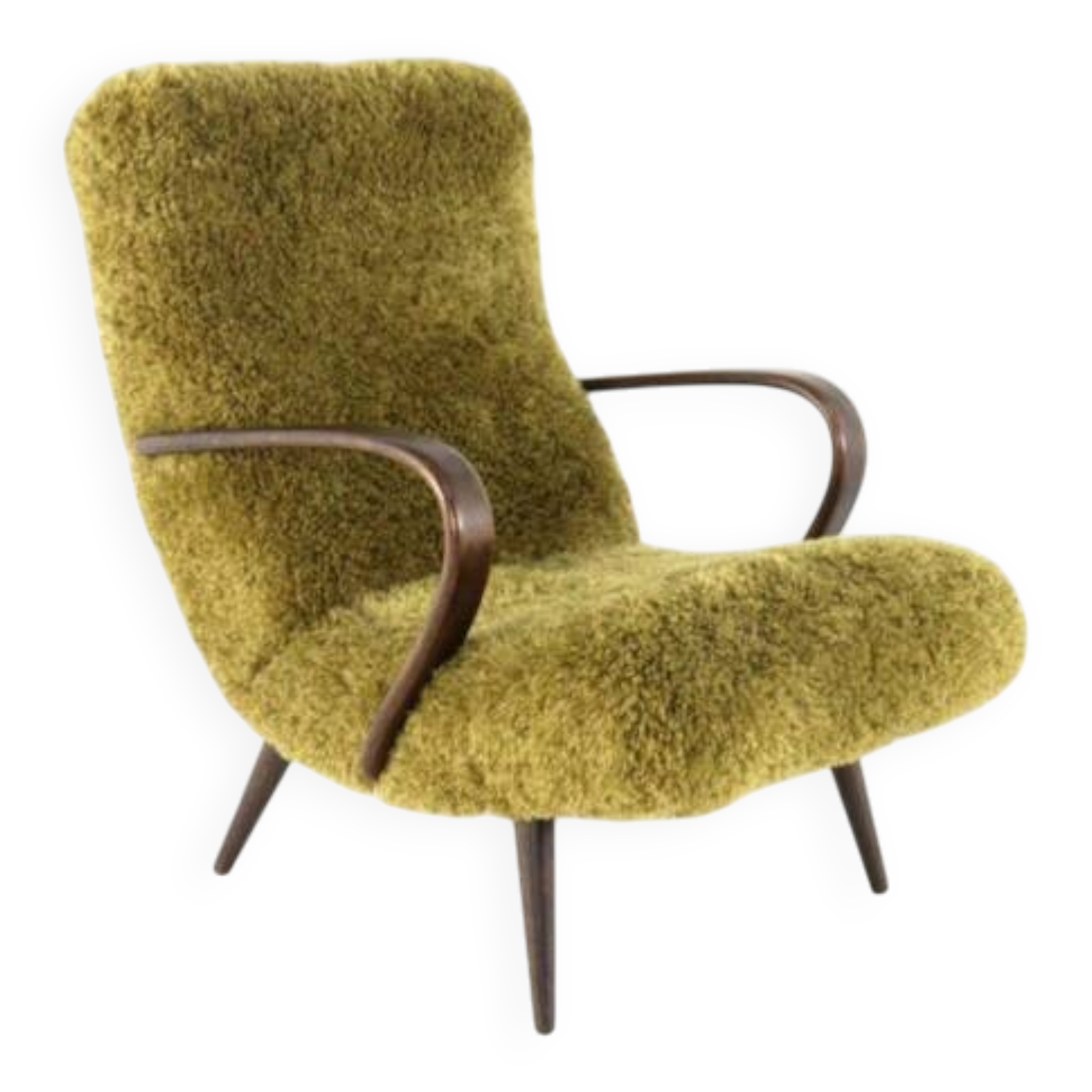 Doodly armchair - mid century modern - one off a kind upholstery