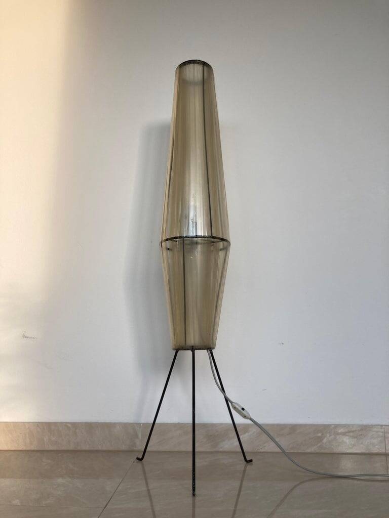 Midcentury Space Age Floor Lamp "Rocket", Czechoslovakia, 1960s