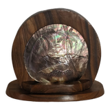 Vintage Tahiti mother-of-pearl mood lamp
